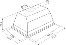 Pyramis Turbo Essential  52.4cm 065017701