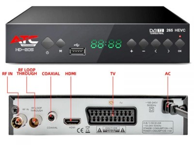 ATC HD-205 T2 H.265
